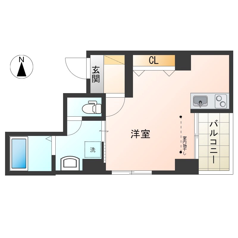 キクヤビルディング  201号室 間取り