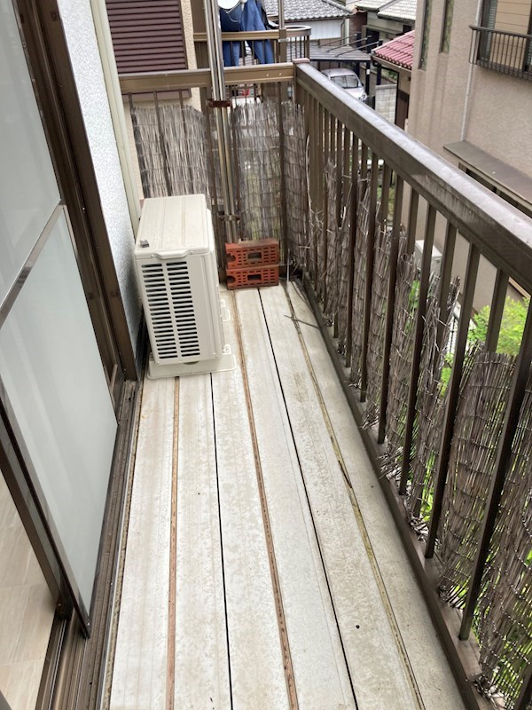 古河市小堤戸建 ベランダ