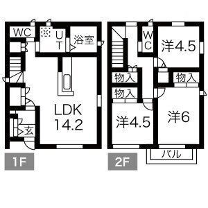 グリシーヌ  間取り