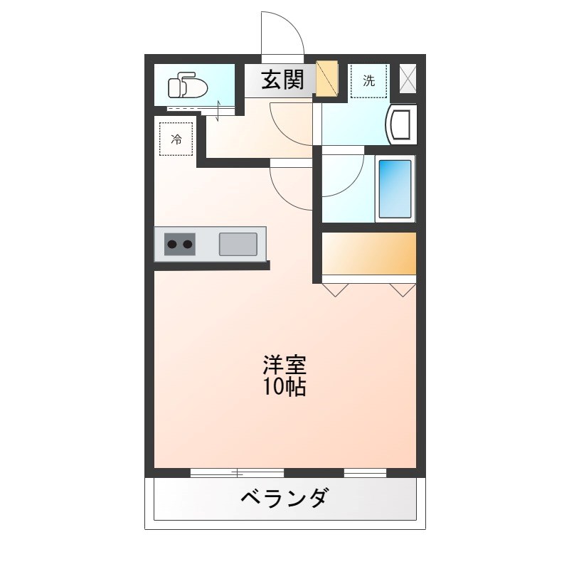グランピア 303号室 間取り