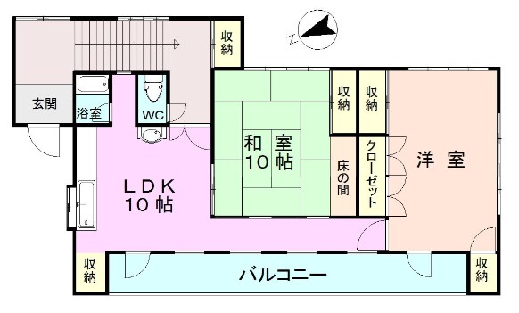 宮田ビル ２F号室 間取り