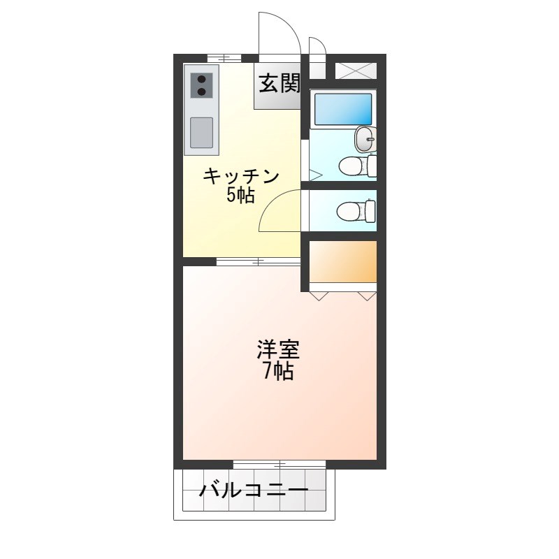 フェニックス 203号室 間取り