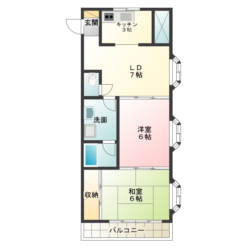 ハイランドパレス 間取り図