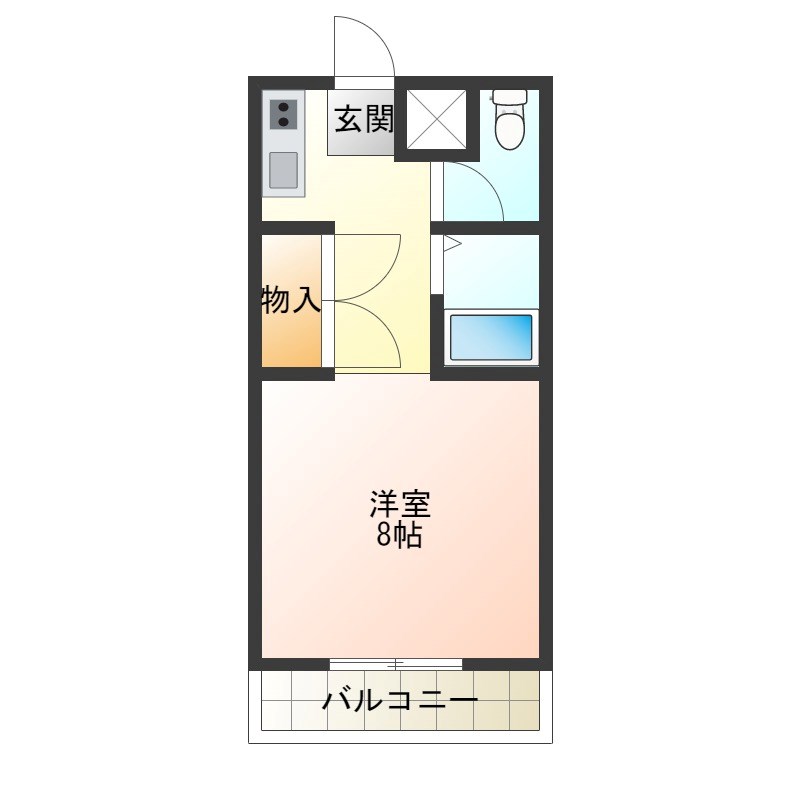 イーストヴァレーハウス 202号室 間取り