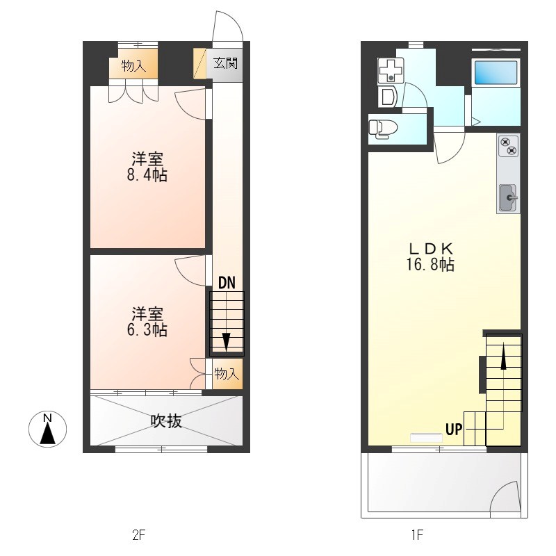 ディープインフォレスト２ 207号室 間取り