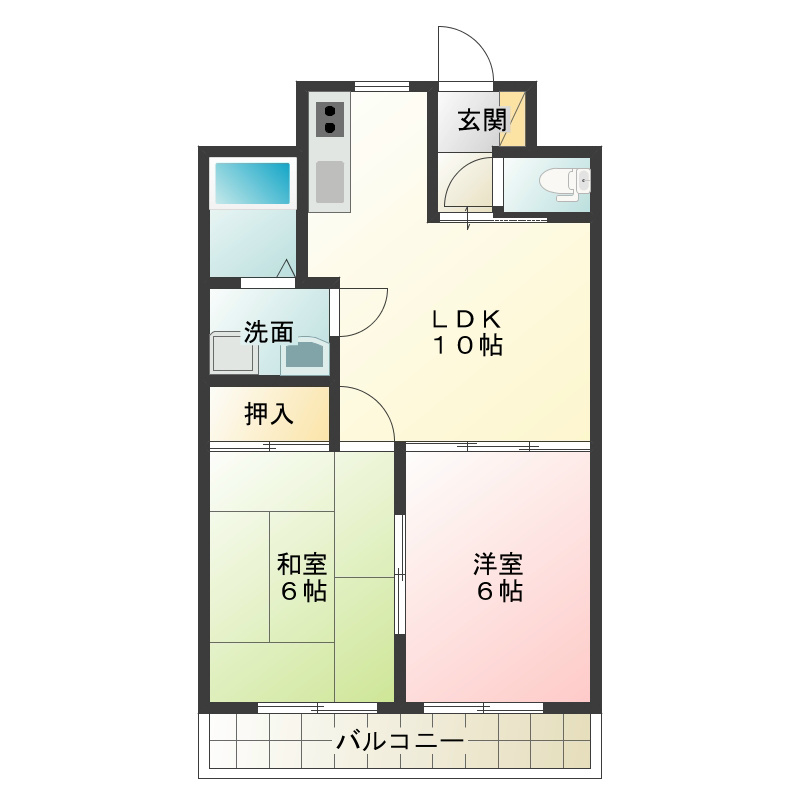 ハイランドパレス 間取り図