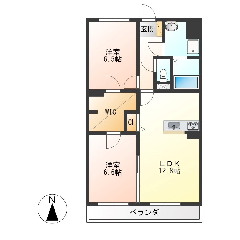 ドムス　マーネ 605号室 間取り