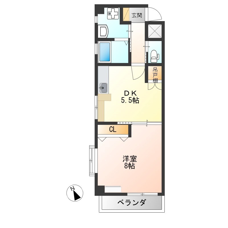 大通り秀栄マンション 間取り