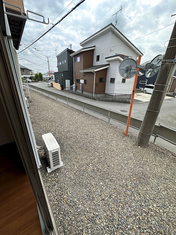 挟又ハイツ C ベランダ