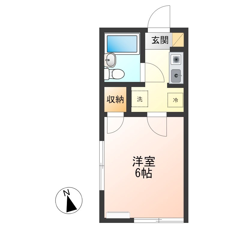 ハイツサン 間取り図