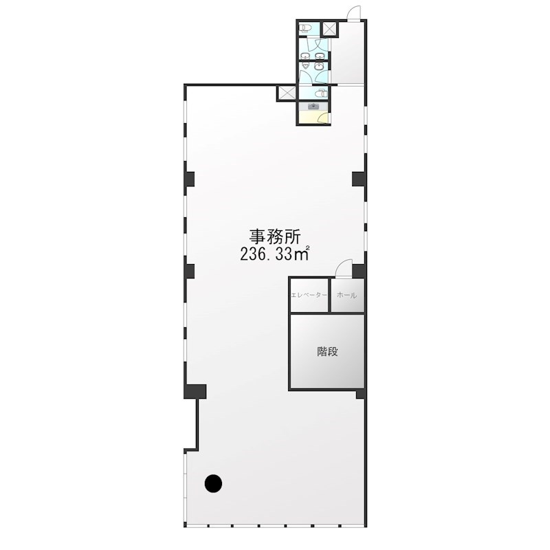 早川ビル１ 3F号室 間取り
