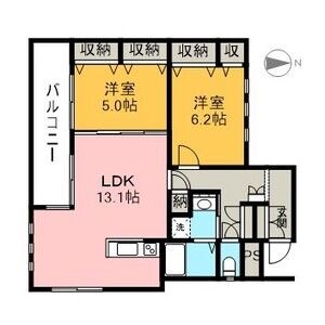 K.I.XシャラS 間取り図