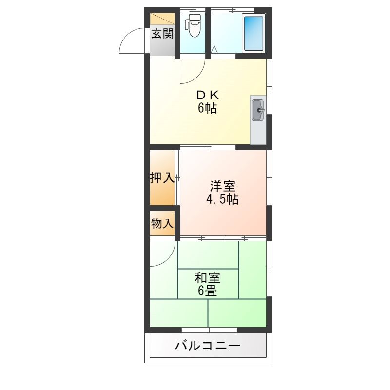 テラスマンション 間取り図