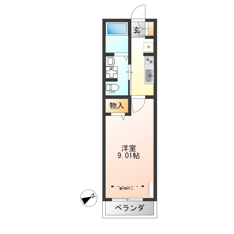 セナリオフォルム宇都宮 間取り図