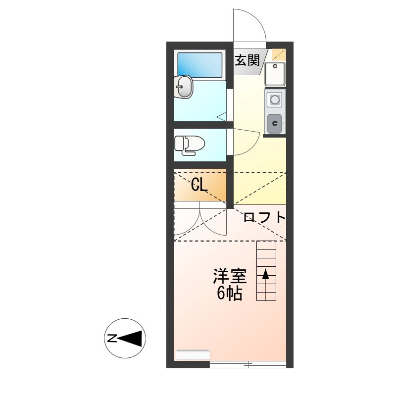 CENTURION 107号室 間取り