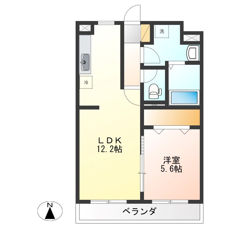 フォレストステージⅡ 303号室 間取り