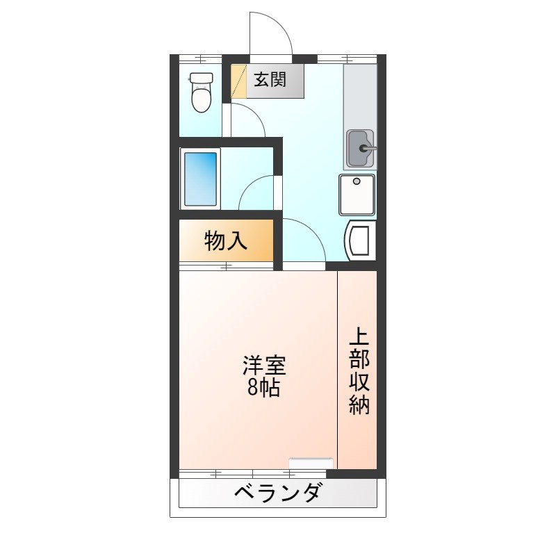 アーバンライフ 203号室 間取り