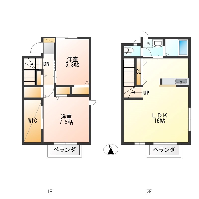 アークテラス大寛  101号室 間取り