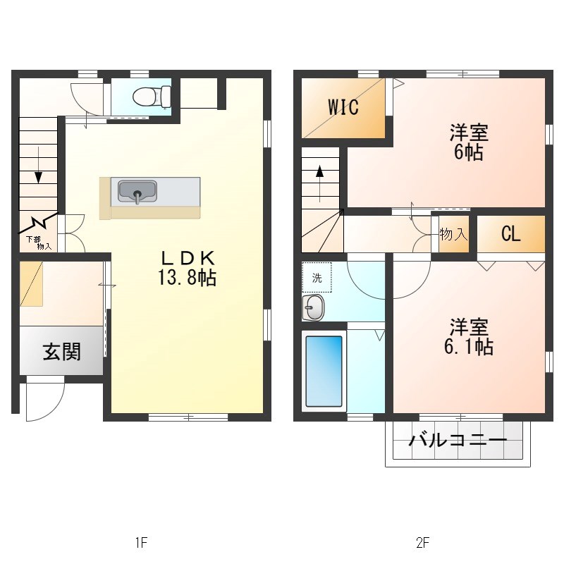 コスモス　A棟 間取り