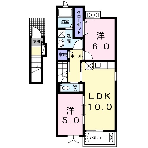 ＨＡＳＡＭ　Ｌｉｅｎ 間取り図