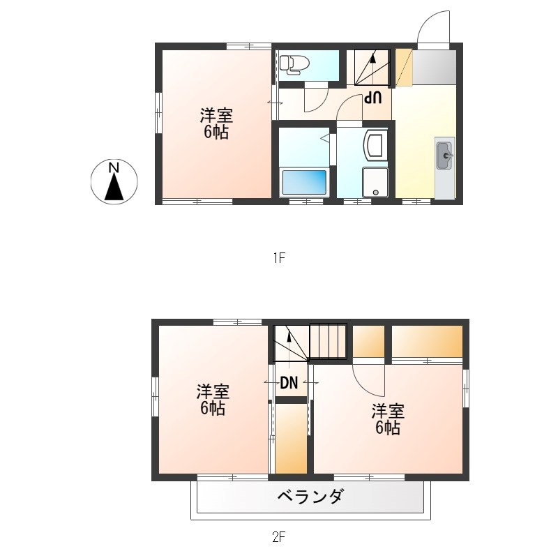 N&Yハイツ D号棟号室 間取り