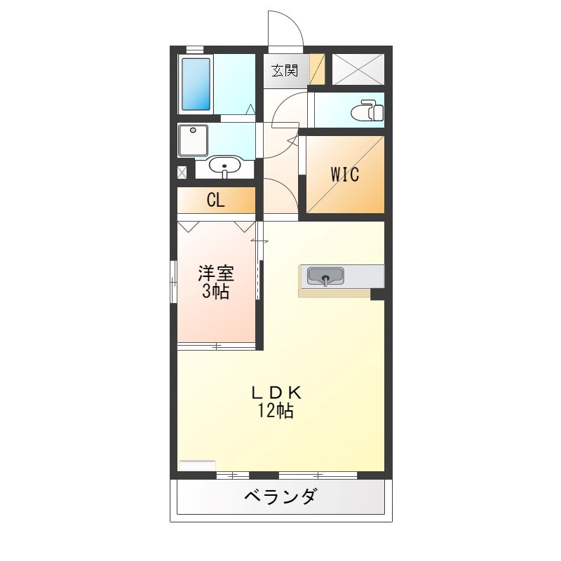 ウィルモアKOEDO 307号室 間取り