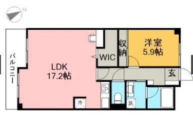 ライブスクエア竹林 間取り図