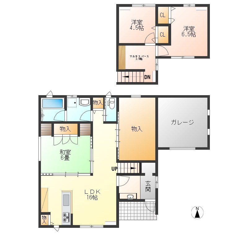 ルクラ・リリーバーベナ 間取り