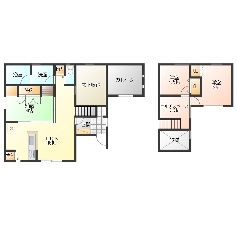 ルクラ・リリーバーベナ 間取り