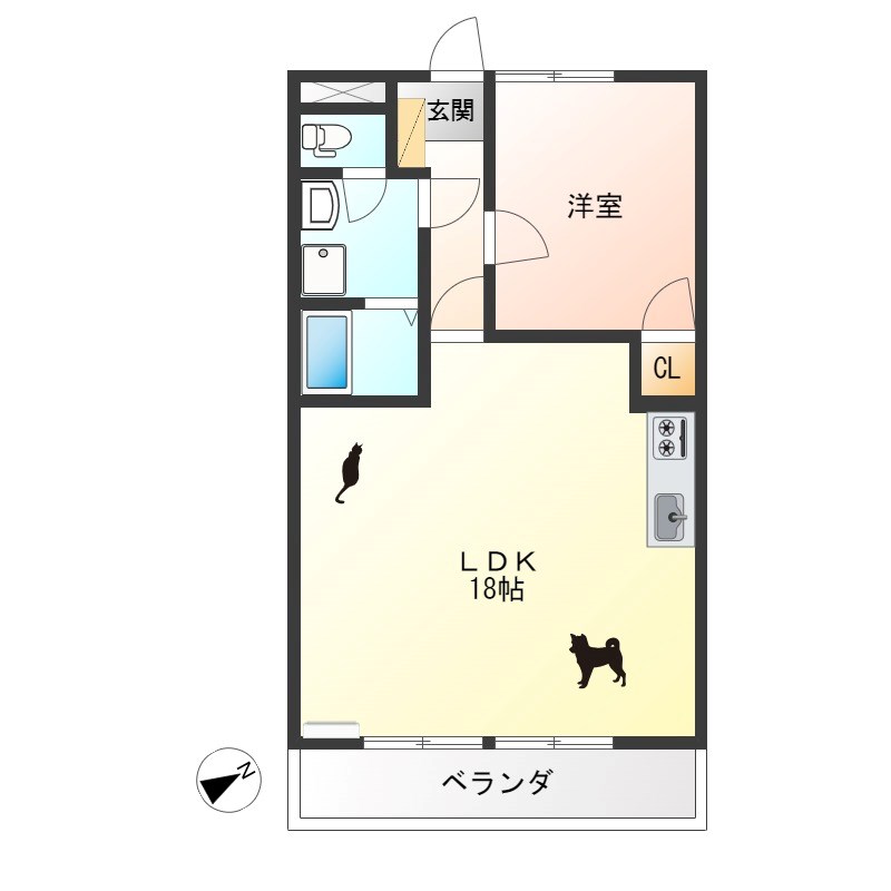 Doglover&amp;#39;s桜館 間取り図