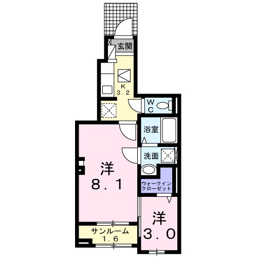 ネオ・コンフォルト 間取り図