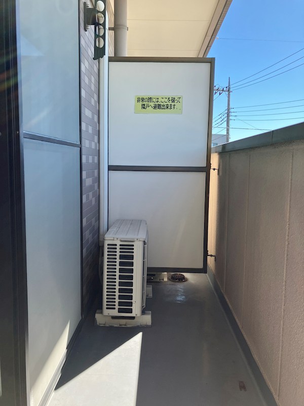 カスティールイン宇都宮 ベランダ