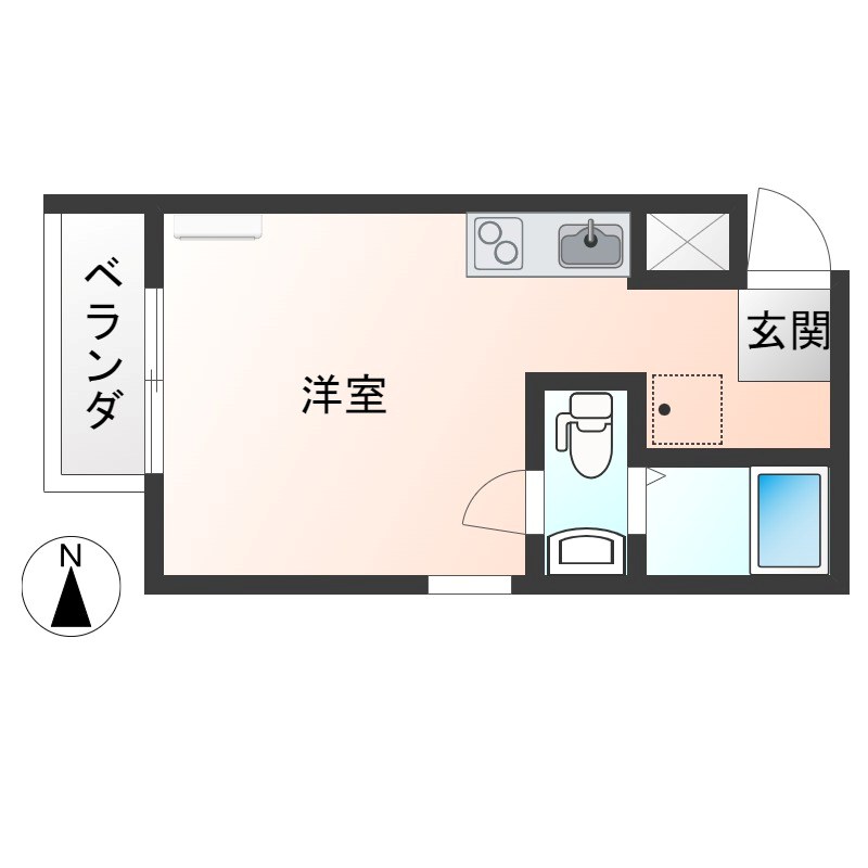 コスモス翔東今泉 間取り図