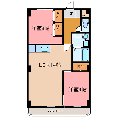 メゾン・ド・フジ 間取り図