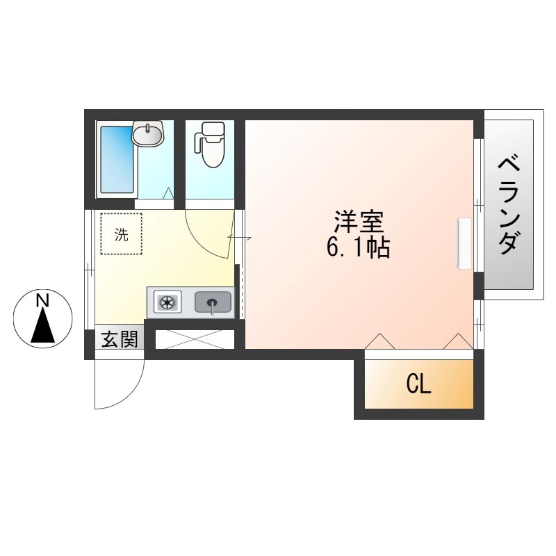 メゾンド岡野 間取り図
