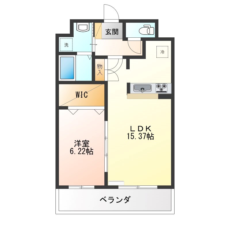エソール中今泉 間取り