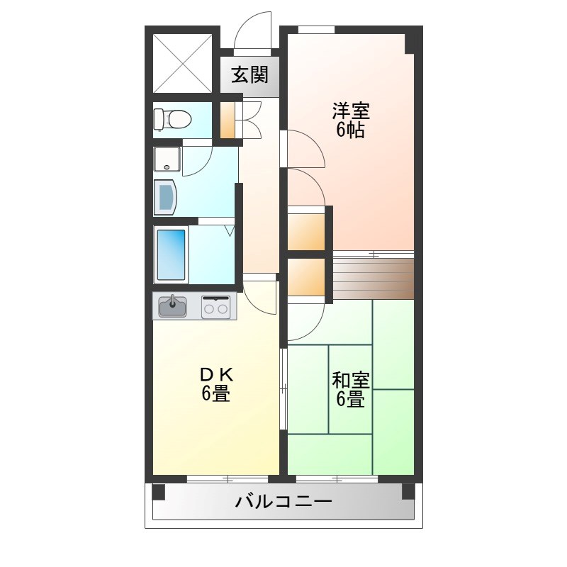 ベルプラザH・Ｉ 503号室 間取り