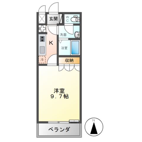 コンフォート　Ⅲ 間取り