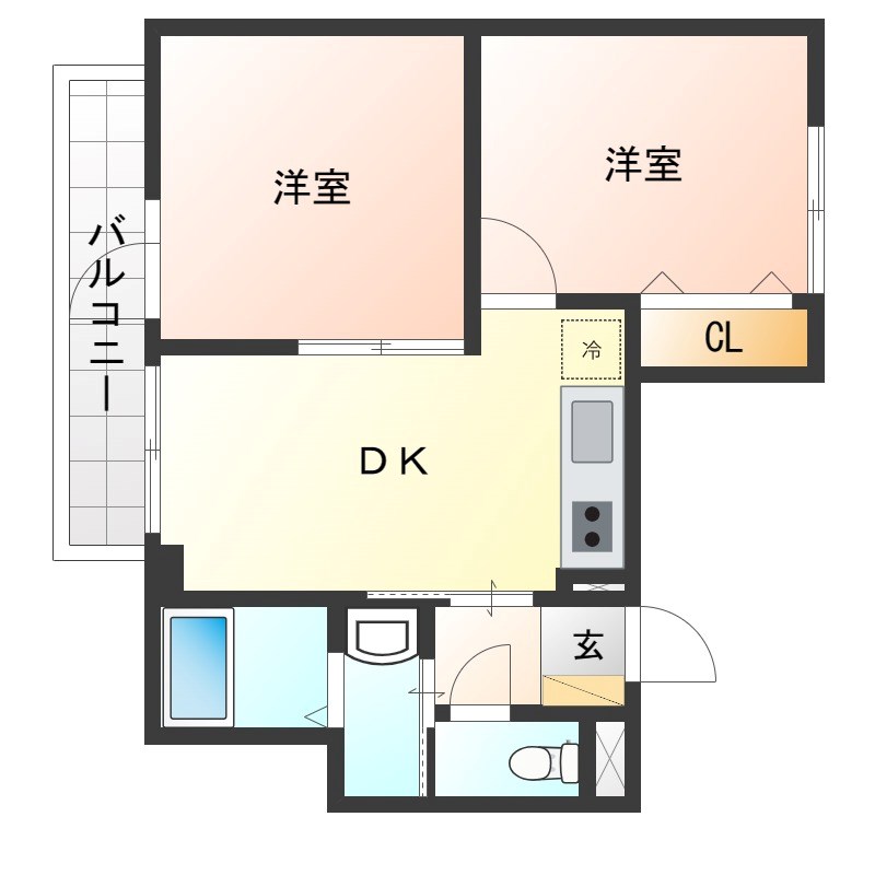 ルネッサンス犬塚 間取り図