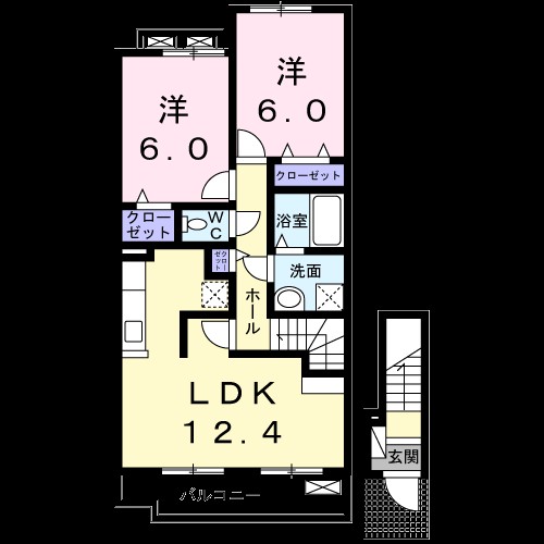 カーサ・ステラ 間取り図