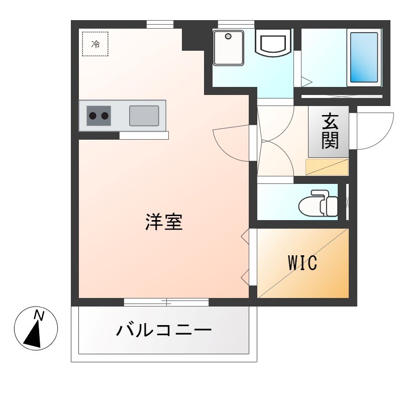 リベラルコート 間取り図