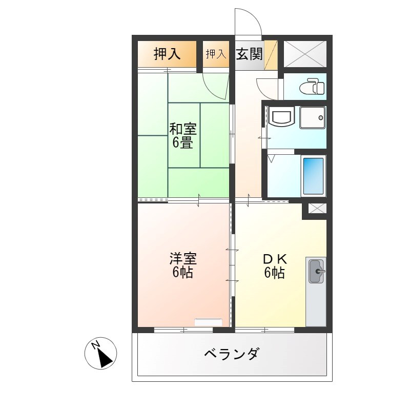 クラシティ御幸 間取り図