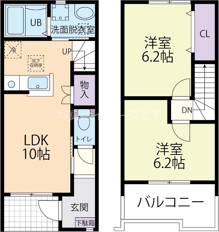 Pomidor (ポミドール)　B 間取り図