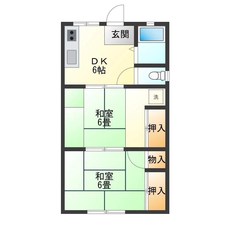 サカイリコーポ 間取り図