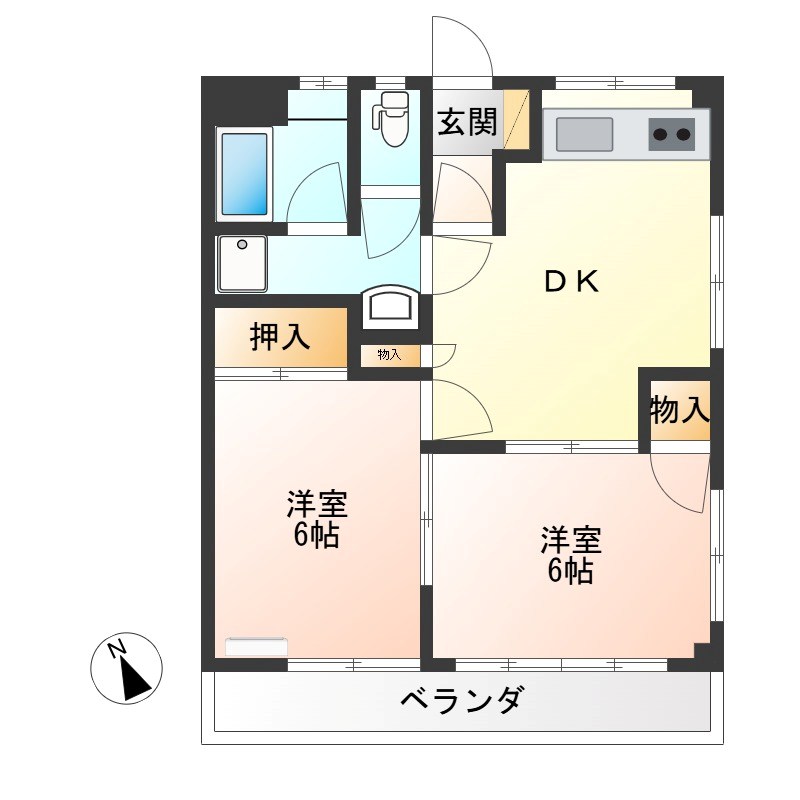 ラフィーネ陽東 間取り