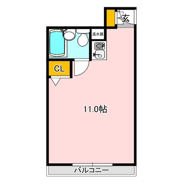 ベルシャンブル 305号室 間取り
