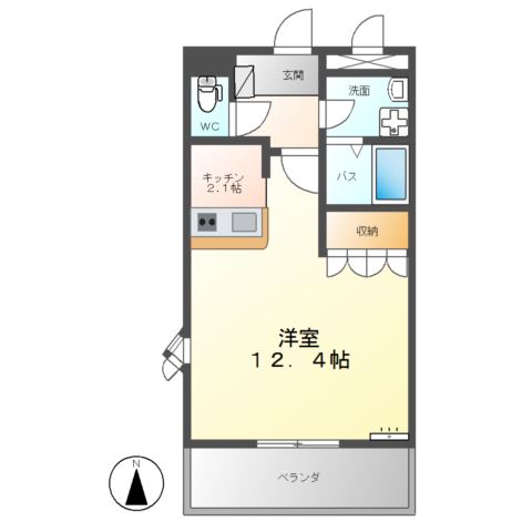 アンベリール 間取り図