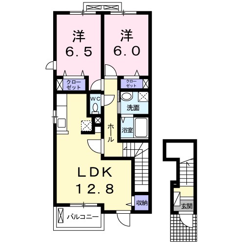 グレースまつの木 間取り図