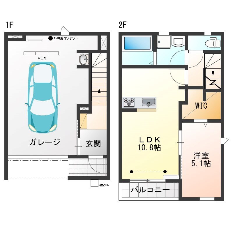 バーゼ末広 106号室 間取り