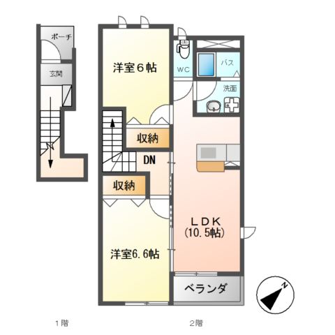 サンパレス 間取り図